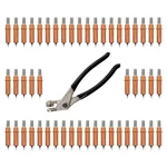 1/8" Cleco Tool Kit - 50 Fasteners + Pliers Hotrod, Roofing, Sheet Metal. Fixed Price $90.11.