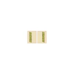 Flu Designs Upper Fork Tube Decals - Yellow/black, Showa 01013. Fixed Price $8.23.