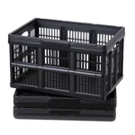 Uimoso 3 Pack Plastic Foldable Storage Boxes 45L Stackable Containers. Fixed Price $35.99.
