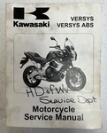 Kawasaki 99924-1435-31 Service Manual 2010 Versys Abs. Fixed Price $16.00.