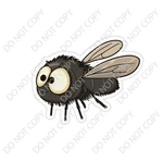 Laminated Vinyl Decal Die Cut Waterproof Sticker - Fly. Fixed Price $9.99.