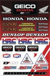 Dcor 40-10-115 Decal Sheet Geico Honda Hrc. Fixed Price $26.07.