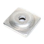 Boy Aluminum Square Silver Backer Plates For 1/4 IN.-20 Studs 2060-P3. Fixed Price $65.99.
