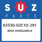 63330-02C10-291 Suzuki Body,mudguard,r 6333002C10291, New Genuine Oem Part. Fixed Price $71.68.