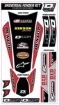 Dcor 15-10-100 Universal Fender Trim Decals Full Size Red. Fixed Price $56.78.