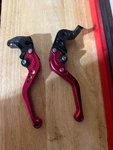 Cnc Adjustable Short Brake Clutch Levers For Suzuki GSXR600 GSXR750 2004-2005. Fixed Price $40.00.