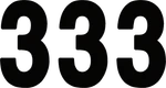 Factory Effex Pro Numbers HPSFX02-4343 High-quality Racing Stickers. Fixed Price $6.95.